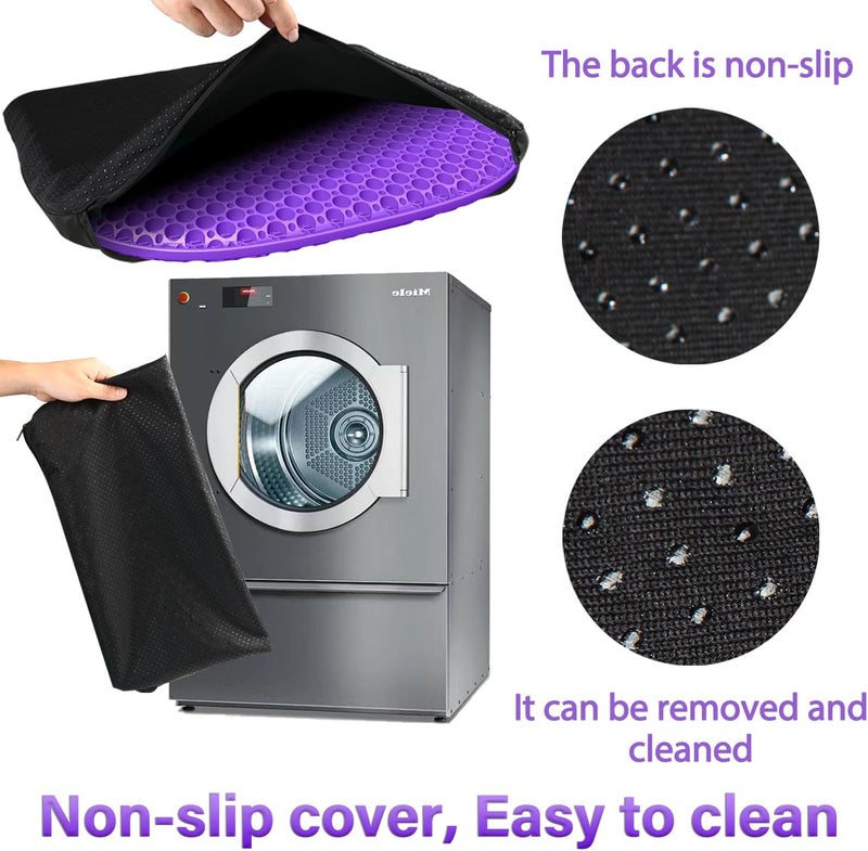 TONINT Large Gel Seat Cushion for Long Sitting with Non-Slip Cover,Soft & Breathable,Seat Cushion for Chair,Car,Office,Desk Chair,Wheelchair (18" x 17") - Image 3